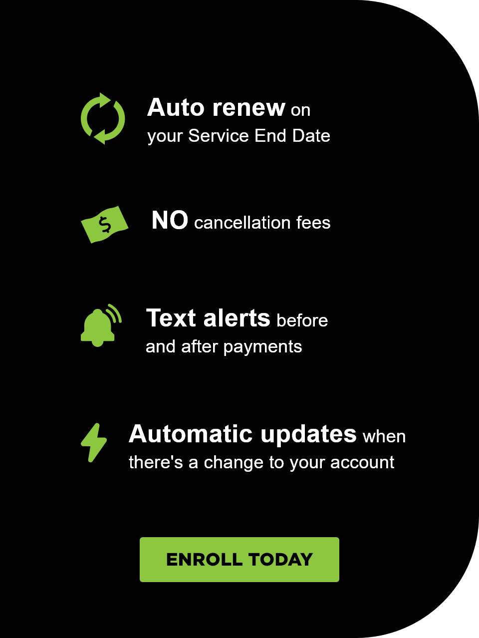 Benefits of Auto ReUp | Enroll Today!